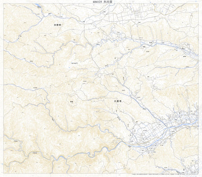 604125 大川目 （おおかわめ Okawame）, 地形図