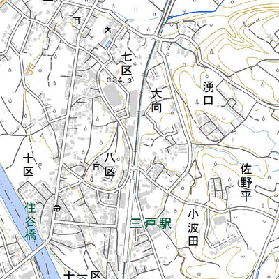 604142 三戸 （さんのへ Sannohe）, 地形図