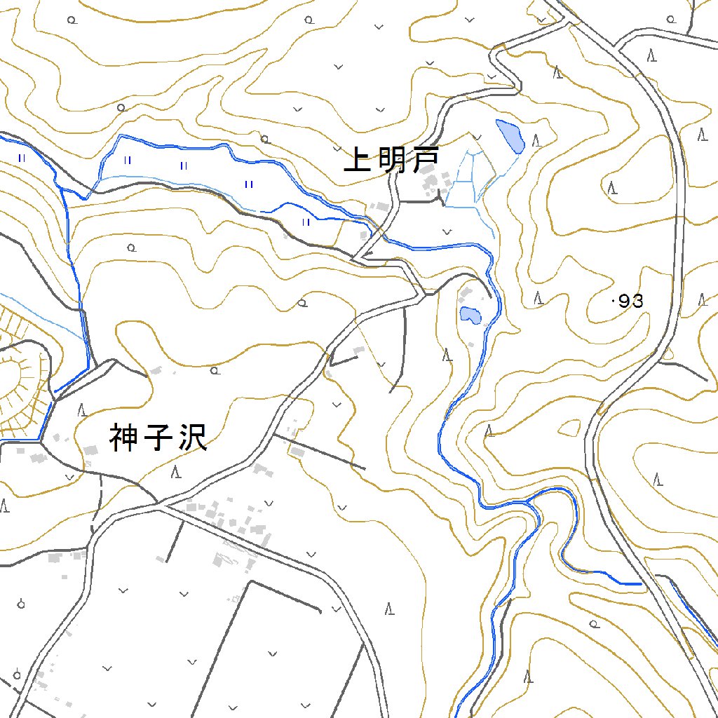 604154 新井田 （にいだ Niida）, 地形図 Map by Pacific Spatial