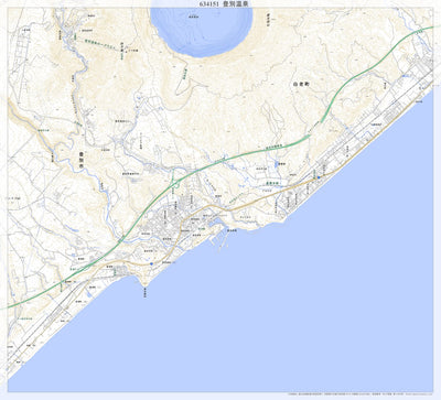 634151 登別温泉 （のぼりべつおんせん Noboribetsuonsen）, 地形図