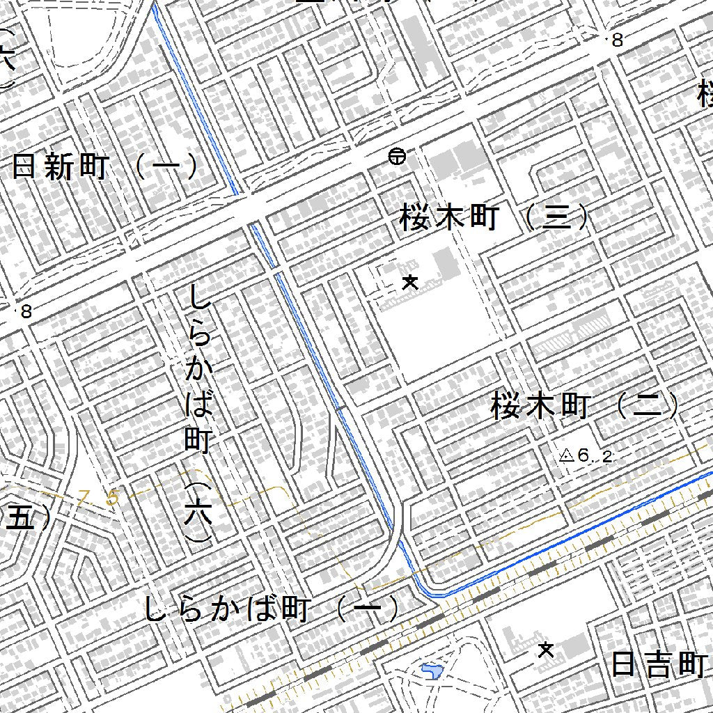 634174 苫小牧 （とまこまい Tomakomai）, 地形図 Map by Pacific 