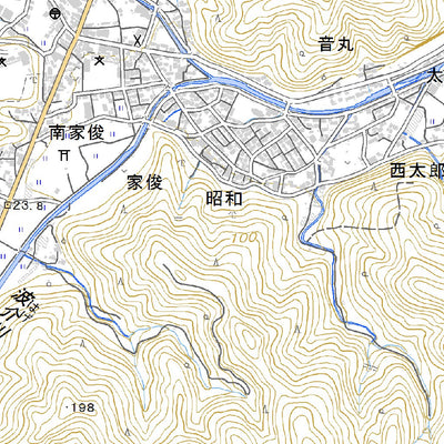 503312 佐川 （さかわ Sakawa）, 地形図