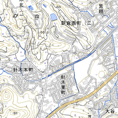 503323 伊野 （いの Ino）, 地形図