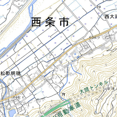 503360 伊予小松 （いよこまつ Iyokomatsu）, 地形図