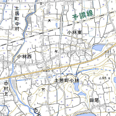 503373 東予土居 （とうよどい Toyodoi）, 地形図