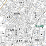 563804 柏崎 （かしわざき Kashiwazaki）, 地形図