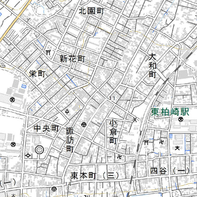 563804 柏崎 （かしわざき Kashiwazaki）, 地形図