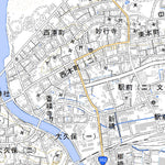 563804 柏崎 （かしわざき Kashiwazaki）, 地形図