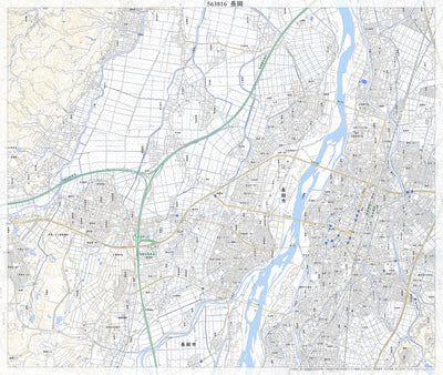 563816 長岡 （ながおか Nagaoka）, 地形図