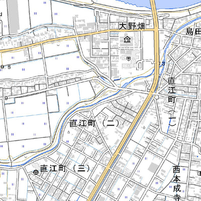 563837 三条 （さんじょう Sanjo）, 地形図