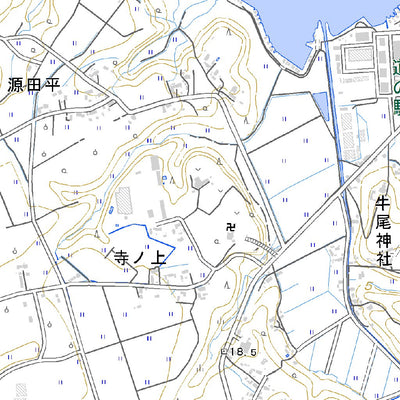 573803 両津 （りょうつ Ryotsu）, 地形図