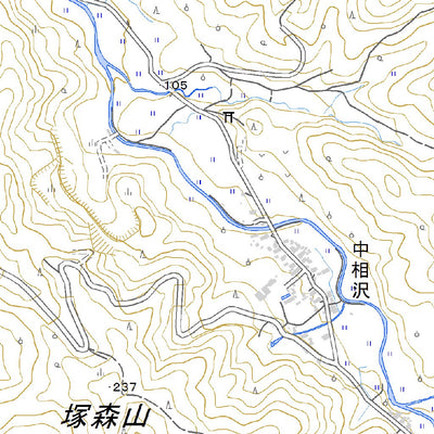 614005 王余魚沢 （かれいざわ Kareizawa）, 地形図
