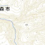 614006 雲谷 （もや Moya）, 地形図