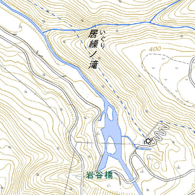 614006 雲谷 （もや Moya）, 地形図
