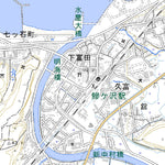 614011 鰺ヶ沢 （あじがさわ Ajigasawa）, 地形図