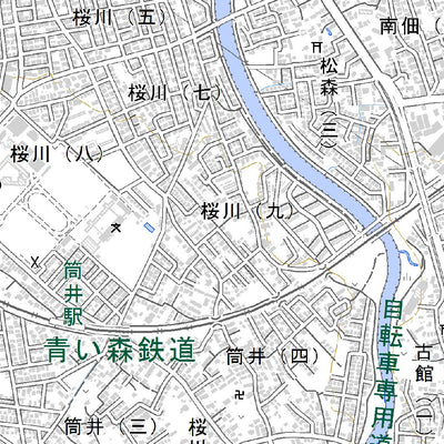 614016 青森東部 （あおもりとうぶ Aomoritobu）, 地形図