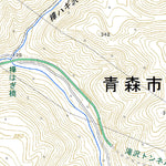 614017 折紙山 （おりがみやま Origamiyama）, 地形図