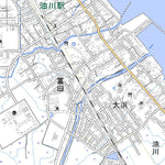 614025 油川 （あぶらかわ Aburakawa）, 地形図