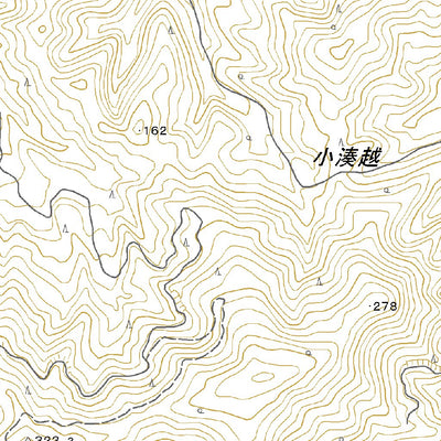 614037 小湊 （こみなと Kominato）, 地形図