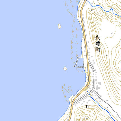 644000 永豊 （ながとよ Nagatoyo）, 地形図