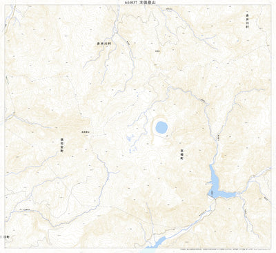 644037 本倶登山 （ぽんくとさん Ponkutosan）, 地形図