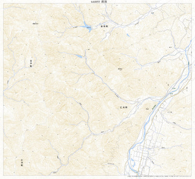 644055 然別 （しかりべつ Shikaribetsu）, 地形図