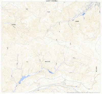 644057 於古発山 （おこはちやま Okohachiyama）, 地形図