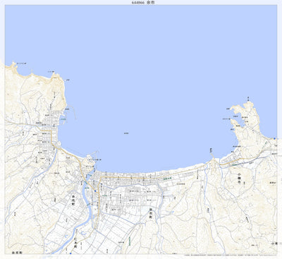 644066 余市 （よいち Yoichi）, 地形図