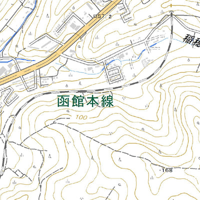 644067 小樽西部 （おたるせいぶ Otaruseibu）, 地形図