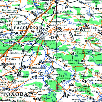 Soviet Genshtab - m34-1 - Poland