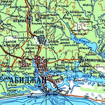 Soviet Genshtab - b30-3 - Cote d'Ivoire