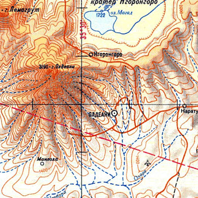 Soviet Genshtab - xa36-4 - United Republic of Tanzania