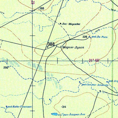 Soviet Genshtab - xf20-2 - Paraguay