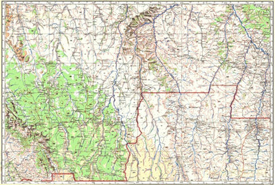 Soviet Genshtab - xb34-3 - Democratic Republic of the Congo