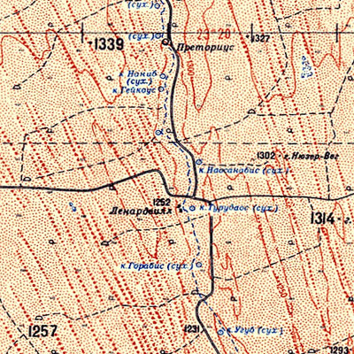 Soviet Genshtab - xf34-3 - Namibia