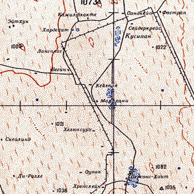 Soviet Genshtab - xg34-4 - Botswana