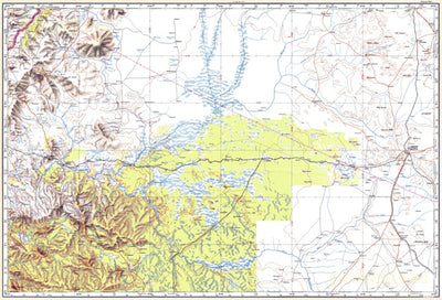 Soviet Genshtab - xb36-1 - United Republic of Tanzania