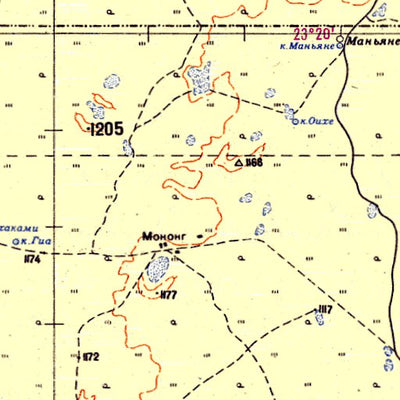Soviet Genshtab - xf34-4 - Namibia