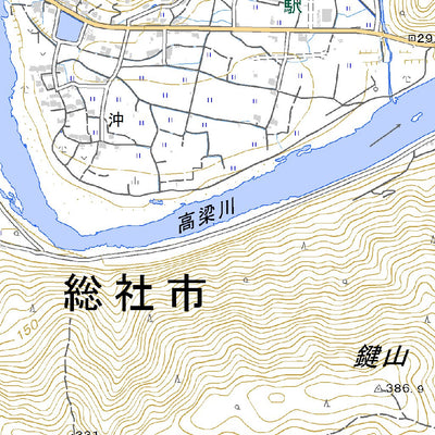 523305 総社西部 （そうじゃせいぶ Sojaseibu）, 地形図