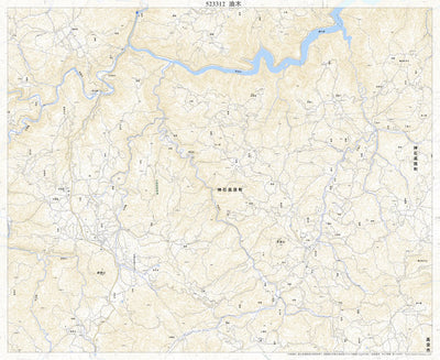 523312 油木 （ゆき Yuki）, 地形図