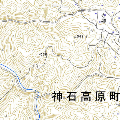 523312 油木 （ゆき Yuki）, 地形図