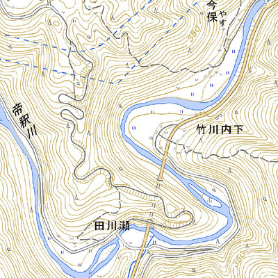523312 油木 （ゆき Yuki）, 地形図