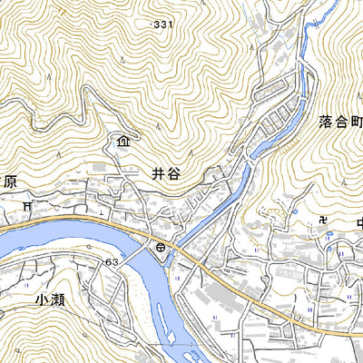 523314 高梁 （たかはし Takahashi）, 地形図