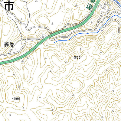 523321 帝釈峡 （たいしゃくきょう Taishakukyo）, 地形図