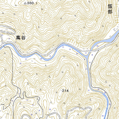 523324 川面市場 （かわもいちば Kawamoichiba）, 地形図