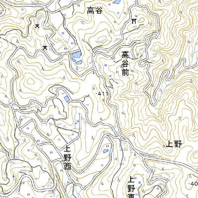 523326 下加茂 （しもかも Shimokamo）, 地形図