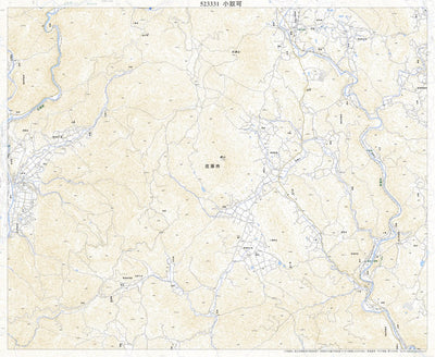 523331 小奴可 （おぬか Onuka）, 地形図