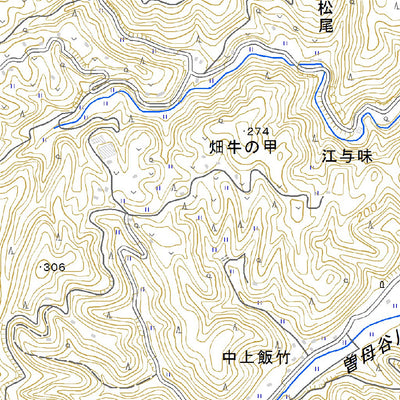 523336 西川 （にしがわ Nishigawa）, 地形図