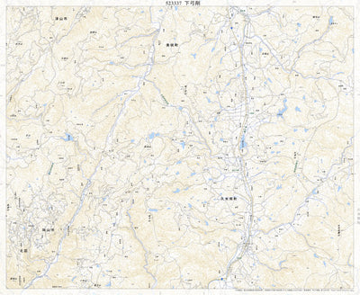 523337 下弓削 （しもゆげ Shimoyuge）, 地形図