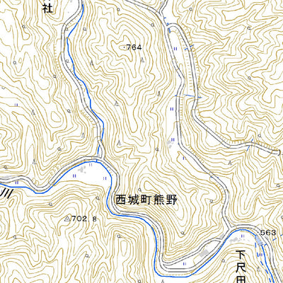 523340 比婆山 （ひばやま Hibayama）, 地形図